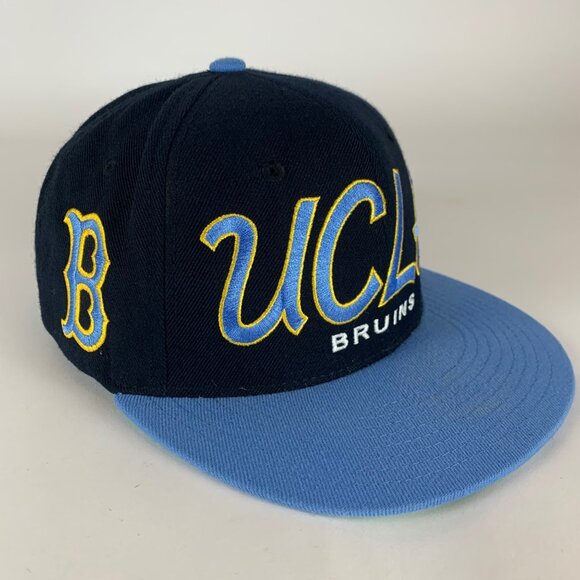 UCLA Bruins NCAA Black Blue Zephyr Snapback Hat - Picture 1 of 6